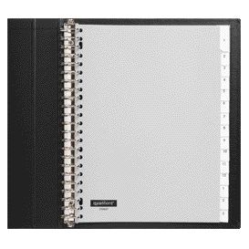 Quantore -  Tabbladen 23-gaats 15-delig met venster grijs PP