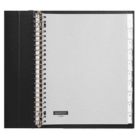 Quantore -  Tabblad a4 23r pp 10-delig venster br gs | 25 stuks