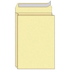 Quantore - Sac d'échantillons enveloppe 262x371x38mm auto-col. crème 10 pièces
