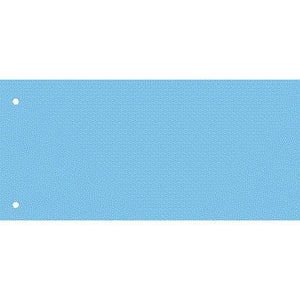 Qbasic - Trennstreifen 225x120mm 50 Stück blau | 24 Stück