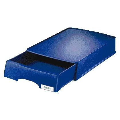 Leitz -  Brievenbak Plus met lade A4 maxi blauw