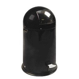 EKO - Poubelle Kickcan 33 litres noir mat