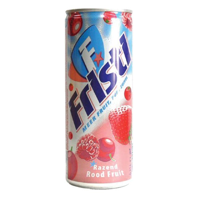 Fristi - Fruit rouge, Blik de 25 Cl, paquet de 24 pièces