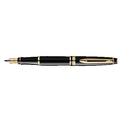 Waterman - Stylo plume Expert laque noire GT fine
