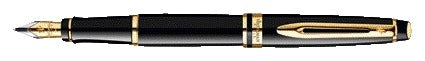Waterman - Stylo plume Expert laque noire GT fine