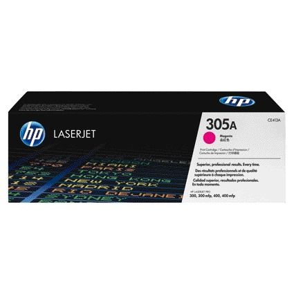 HP - Cartouche toner ce413a 305a rouge