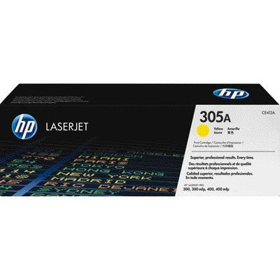HP - Cartouche toner ce412a 305a jaune