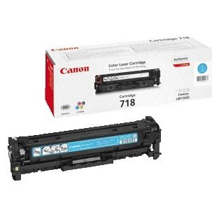 Canon -  CRG-718 C tonercartridge 1 stuk(s) Origineel Cyaan