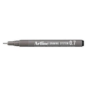 Artline -  Fineliner  technisch 0.7mm zwart