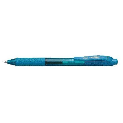 Pentel -  Gelschrijver  bl107 energel-x m lichtblauw | 12 stuks