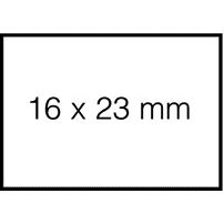 Sato -  Prijsetiket 16x23mm duo 20 afneembaar wit