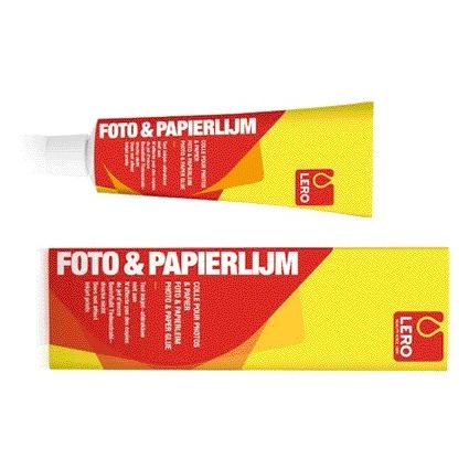 Lero - Tube de colle photo 100ml | 12 pièces