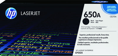 HP -  650A originele zwarte LaserJet tonercartridge