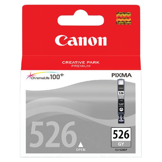 Canon - Inkcartridge CLI -526gy, 437 Seiten, OEM 4544b001, Grau