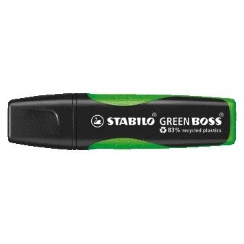 STABILO - Textmarker GREEN BOSS 6070/33 grün | 10 Stück
