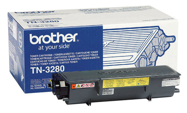 Brother - toner, 8.000 pagina's, OEM TN-3280, zwart