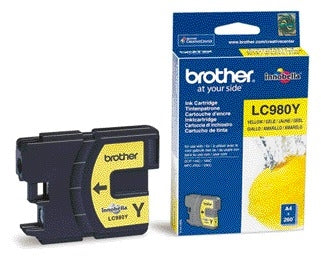 Brother - Cartouche d'encre LC-980Y jaune | 5 pièces