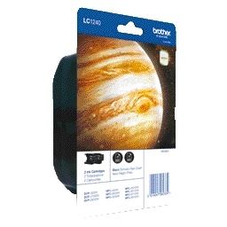 Brother - Cartouche d'encre LC-1240BKBP2 noir 2x