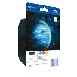 Brother - Cartouche d'encre LC-1280XLRBWBP 3 couleurs