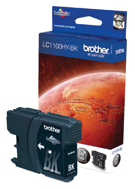 Brother - Inktcartridge brother lc-1100hybk zwart | 5 stuks