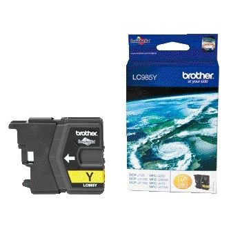 Brother -  Inktcartridge LC-985Y geel | 5 stuks