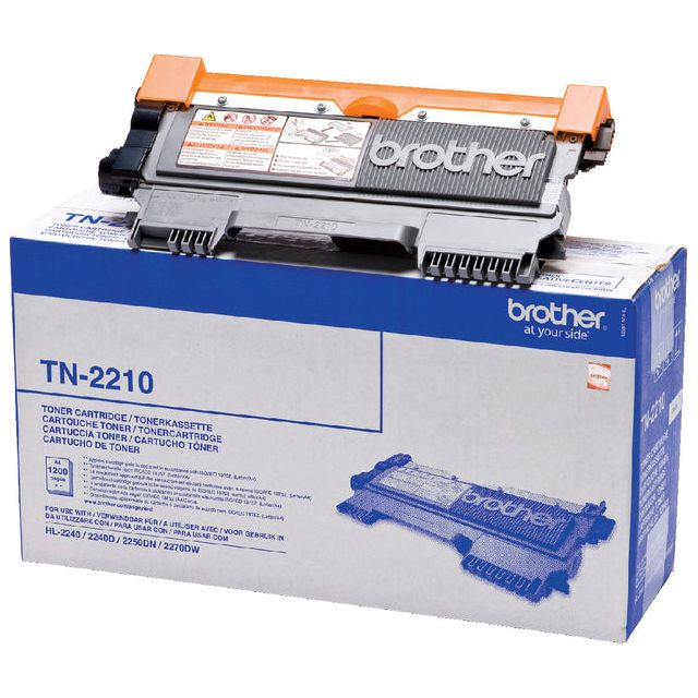 Brother - Toner, 1.200 pagina's, OEM TN-2210, zwart