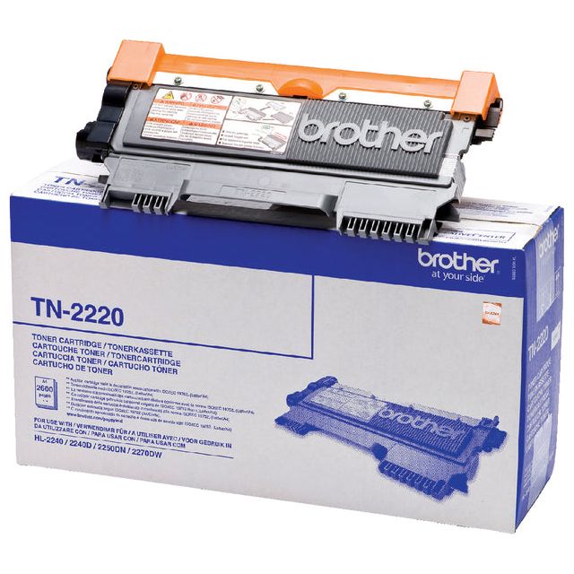 Frère - Toner, 2 600 pages, OEM TN -2220, noir