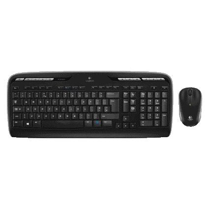 Logitech - Clavier MK330 Qwerty + souris noir