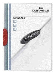 Durable - Dossier à clips Swingclip 30 feuilles rouge