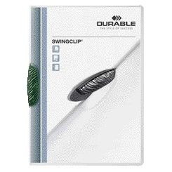 Durable - Dossier à clips Swingclip 30 feuilles vert