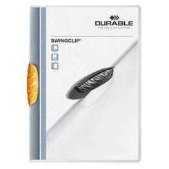 Durable - Dossier à clips Swingclip 30 feuilles orange | 25 pièces