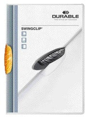 Durable - Dossier à clips Swingclip 30 feuilles orange