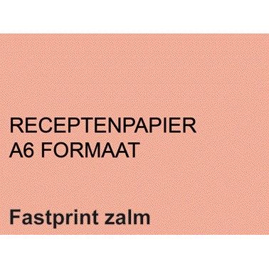 Fastprint - Papier recette A6 80gr saumon 2000 feuilles