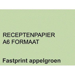 Fastprint - Rezeptpapier A6 80gr apfelgrün 2000 Blatt