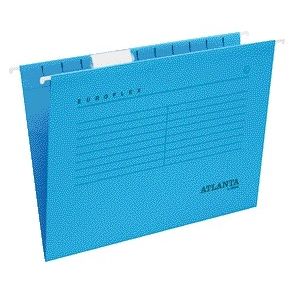 Quantore - Hängemappe Djois Flex recycelt A4 V-Boden blau 25 Stück