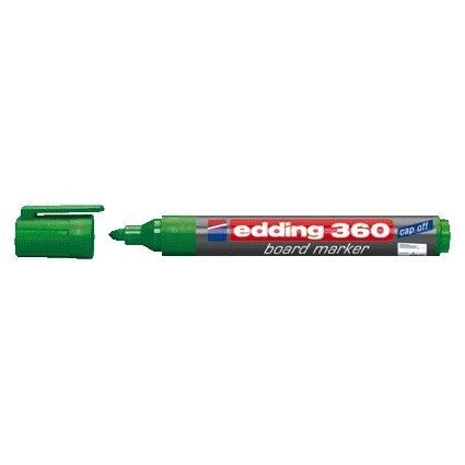 Edding - Marqueur pour tableau blanc 360 rond 1,5-3mm vert