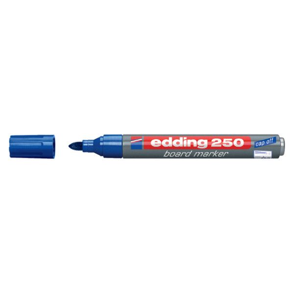 Edding -  Whiteboardmarker  250 rond 1.5-3mm blauw