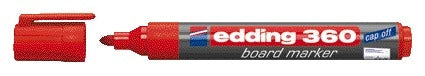 Edding - Marqueur pour tableau blanc 360 rond 1,5-3mm rouge