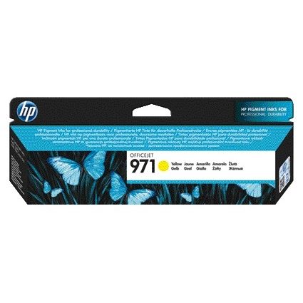HP - Cartouche d'encre cn624ae 971 jaune