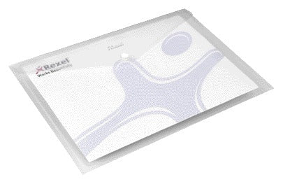 Rexel - Enveloppe sac glace A4 transparent 5 pièces