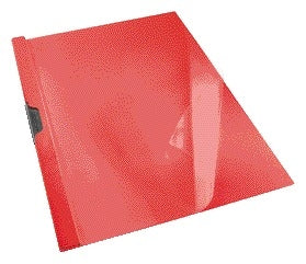 Esselte - Dossier à clips Vivida A4 PVC Rouge | 25 pièces