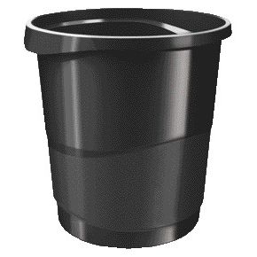 Esselte - Corbeille à papier Vivida 14 litres noir