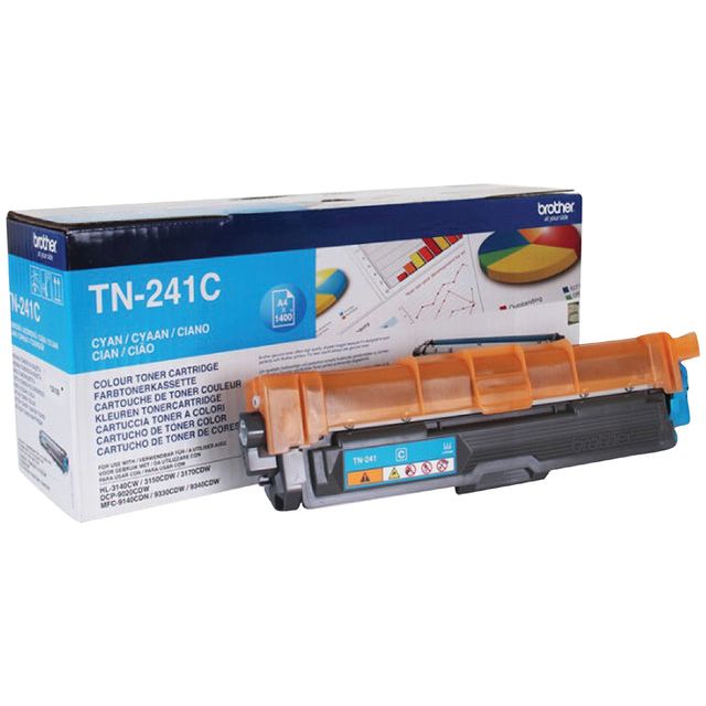 Frère - Toner, 1 400 pages, OEM TN -241C, Cyan