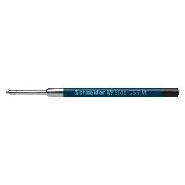 Schneider - Kugelschreibermine 755 Slider medium schwarz | 10 Stück