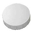 Maul -  Magneet  solid 20mm 300gr wit
