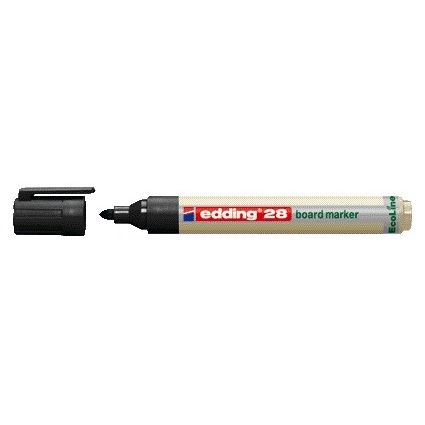 Edding - Whiteboardmarker 28 EcoLine rund 1,5-3mm schwarz