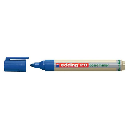 Whiteboardmarker edding 28 EcoLine rond 1.5-3mm blauw
