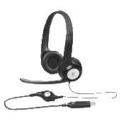 Logitech -  Headset  h390 usb zwart