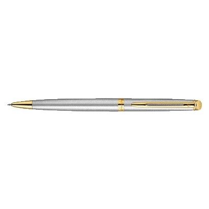 Waterman - Stylo bille moyen Hémisphère GT en acier inoxydable