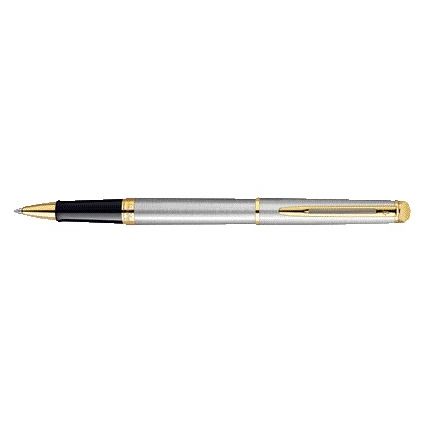 Waterman - Stylo roller Hémisphère acier inoxydable GT fin